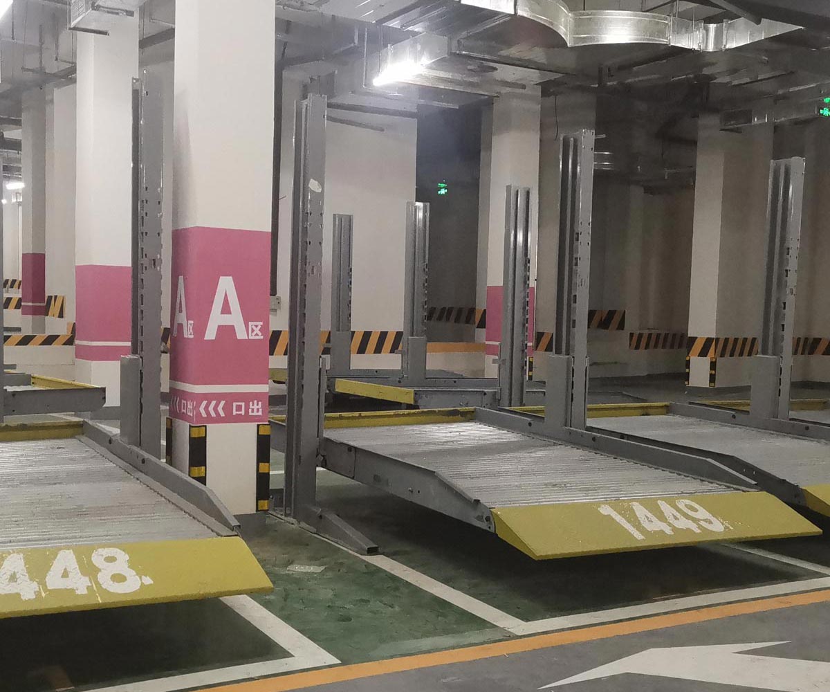 云南2層簡易類機械停車位過驗收