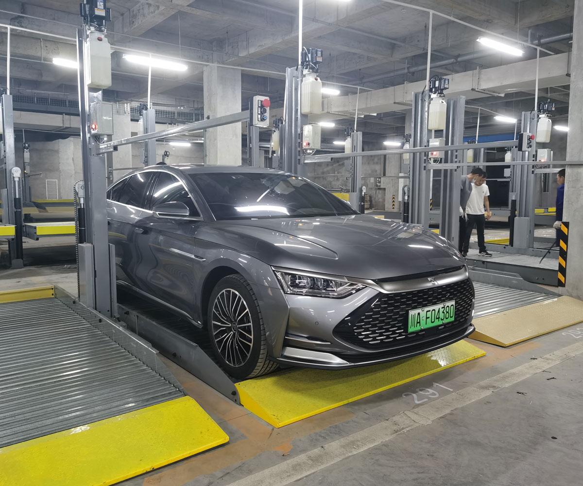 雅江地下室簡易升降停車立體車庫