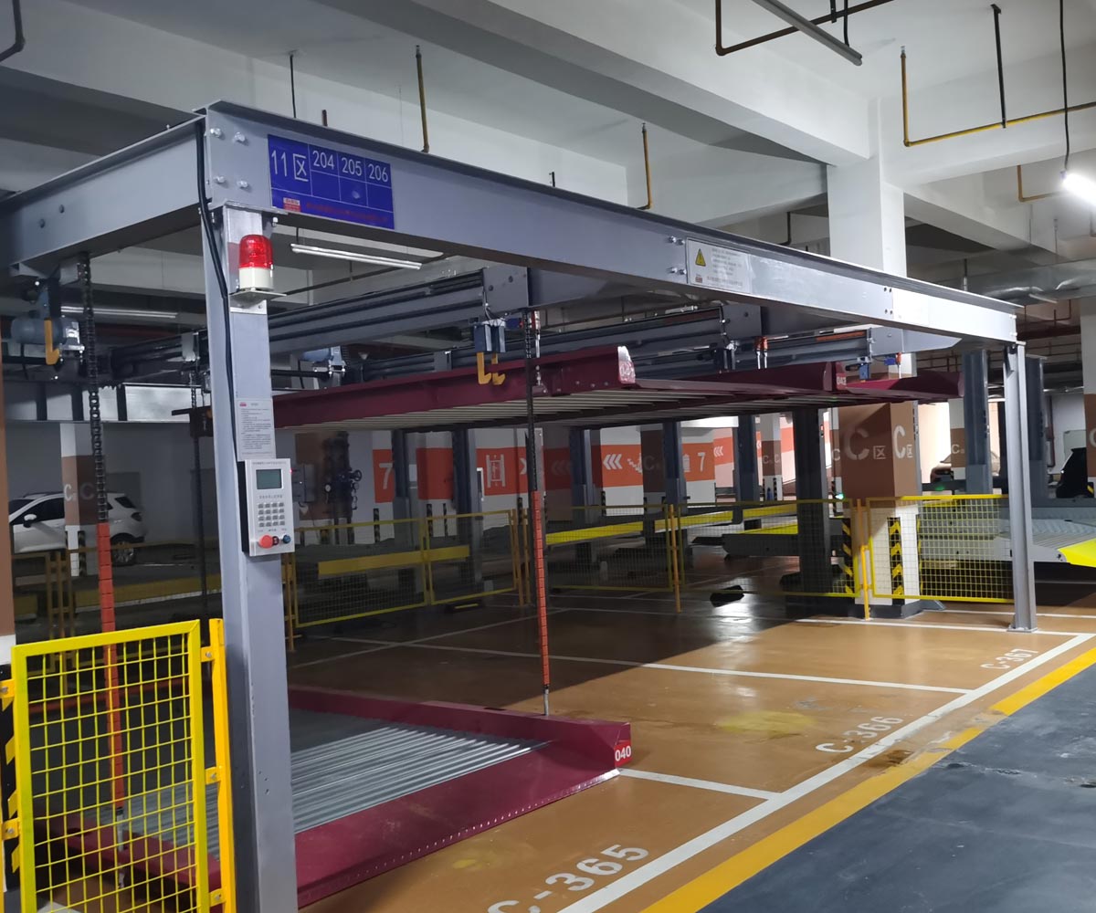 永仁兩層升降式立體車庫停車設備